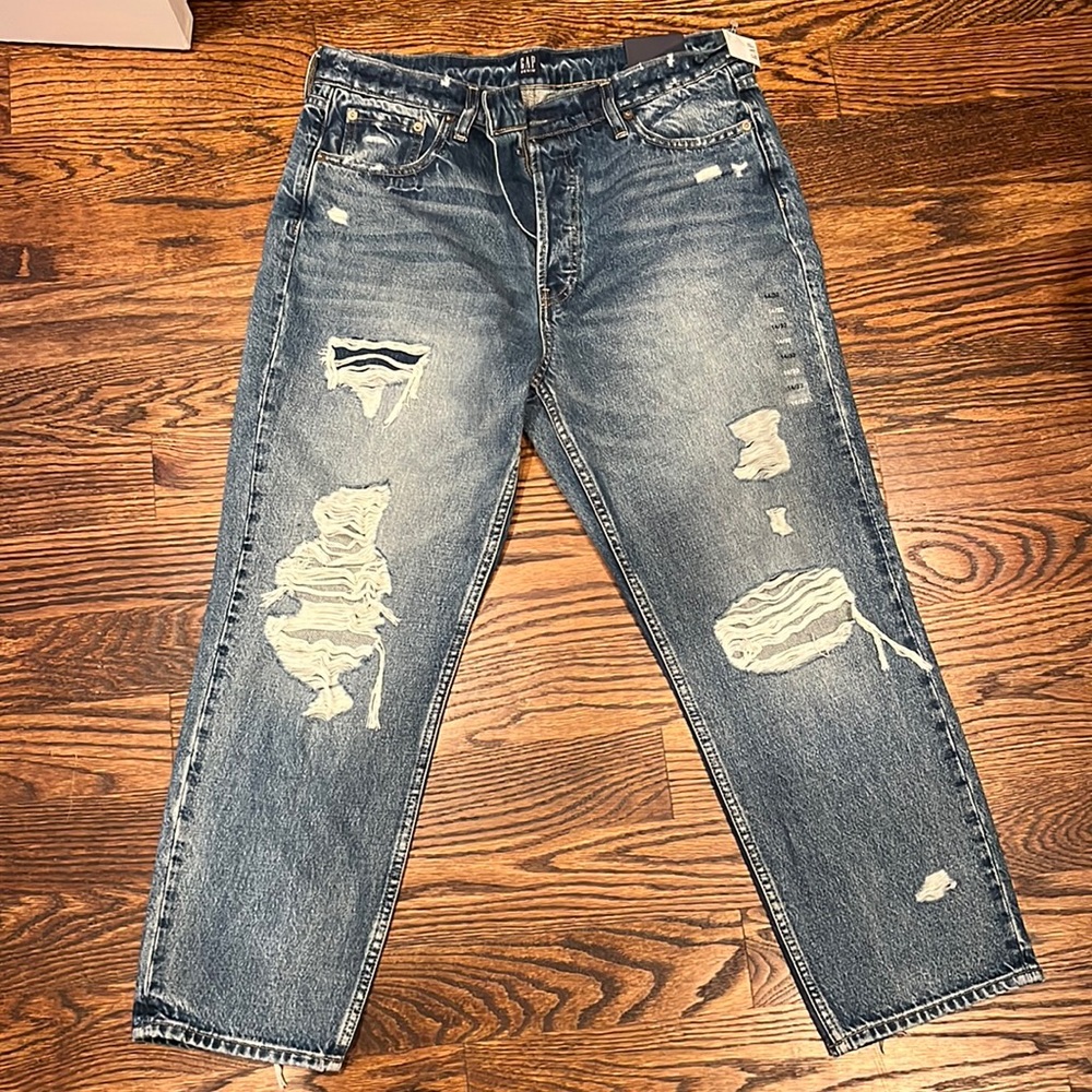 Gap ripped jeans